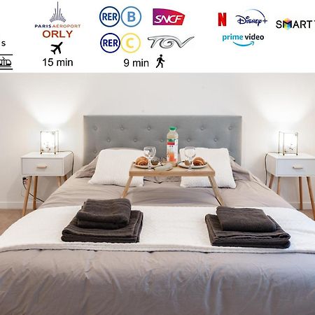 Tout Confort A Massy - Parking / Tgv Et Rer B&C Luaran gambar
