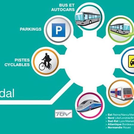 Tout Confort A Massy - Parking / Tgv Et Rer B&C Luaran gambar